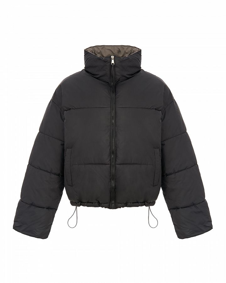 Short two-sided down jacket black 240903/1 #RU#  240903/1 № 1
