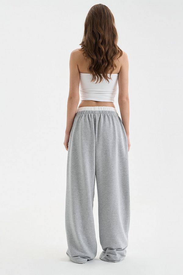 Knitted palazzo pants trous25/1 #RU#  trous25/1 № 3