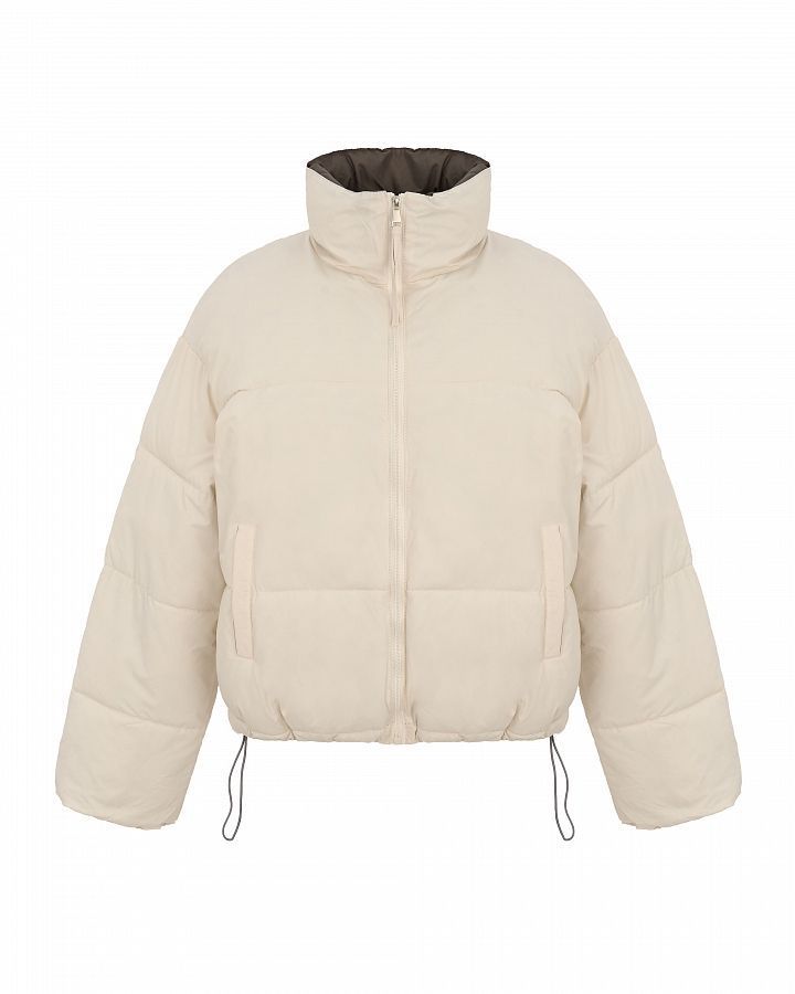 Short two-sided down jacket ivory 240903/2 #RU#  240903/2 № 1