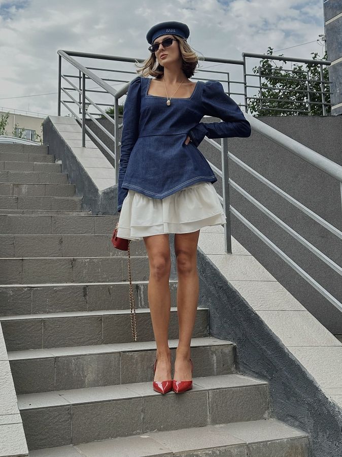Denim corset dress 240919/2 № 1