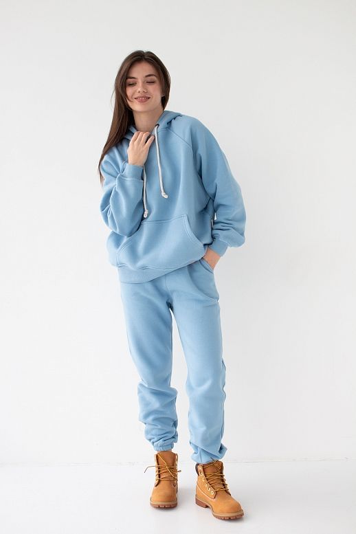 Blue suit insulated with fleece 