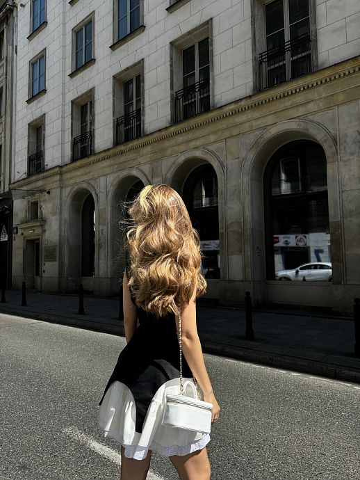 Сorset dress: black+white - №2