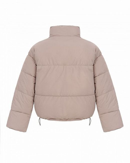 Short two-sided down jacket grey - №2