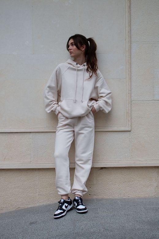 Ivory suit insulated with fleece