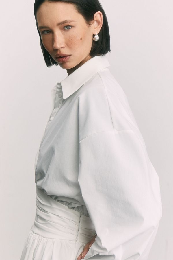 Shirt dress on buttons ivory МБПЛ005/1 № 2