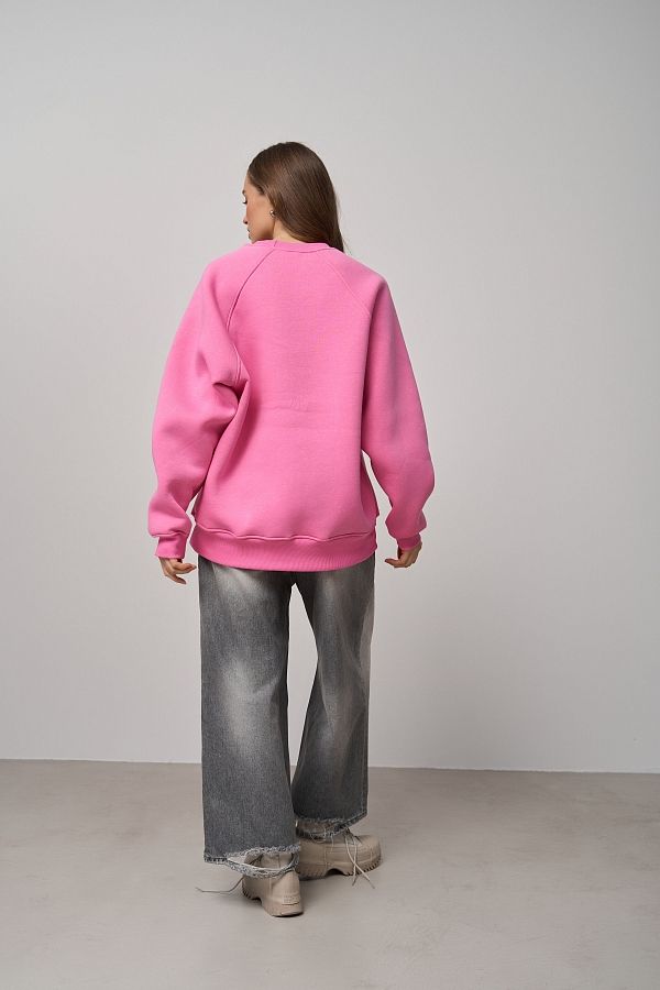 Pink sweatshirt with print SV01/1 #RU#  SV01/1 № 4