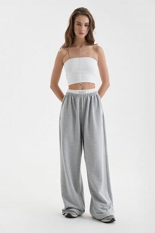 Knitted palazzo pants