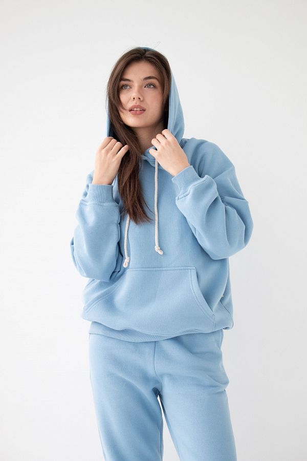 Blue suit insulated with fleece  N0123/1 #RU# Kombinezon sportowy ocieplany na niebieskim polarku N0123/1 № 2