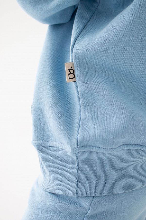 Blue suit insulated with fleece  N0123/1 #RU# Kombinezon sportowy ocieplany na niebieskim polarku N0123/1 № 4