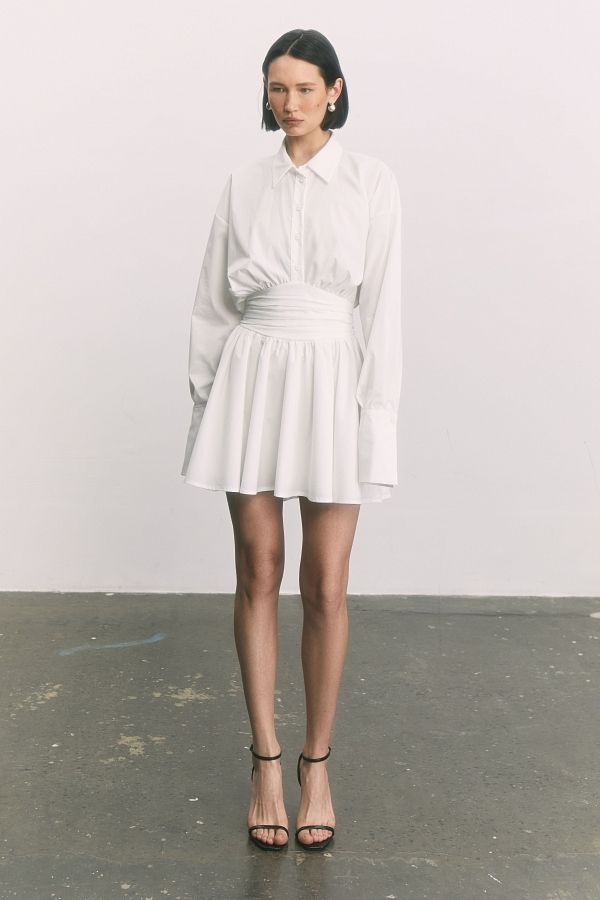 Shirt dress on buttons ivory МБПЛ005/1 № 1
