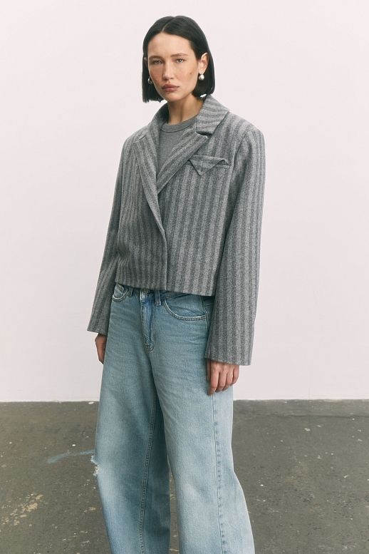 Blazer on buttons dark gray - №2