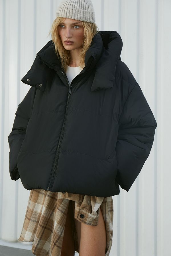 Black cropped coat with zipper KR01101 #RU#  KR01101 № 2
