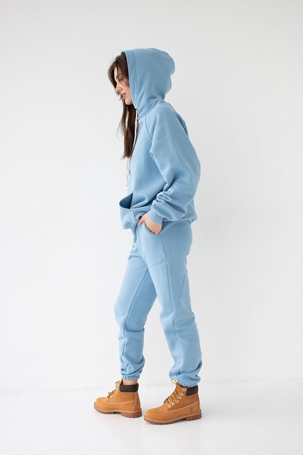Blue suit insulated with fleece  N0123/1 #RU# Kombinezon sportowy ocieplany na niebieskim polarku N0123/1 № 3